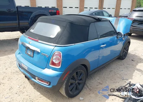 2013 Mini Convertible Cooper S from USA, damaged, VIN WMWZP3C53DT705016